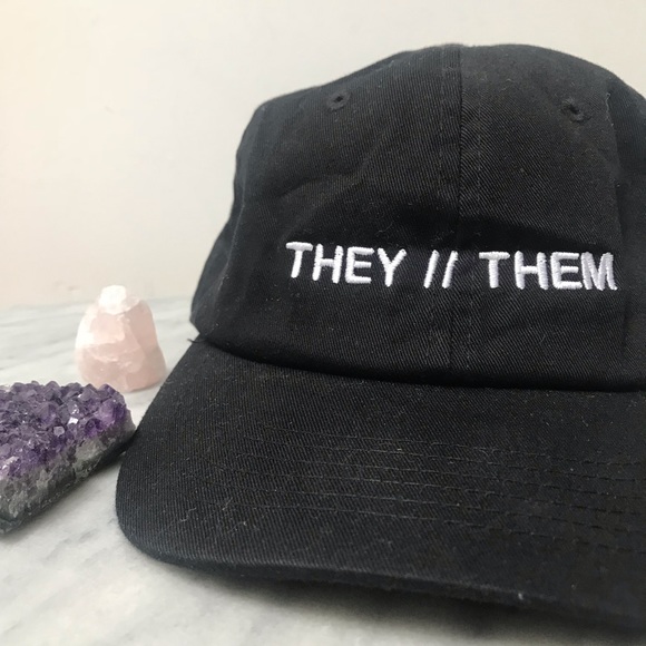 Intentionally Blank Accessories - Intentionally Blank They/Them Baseball Cap